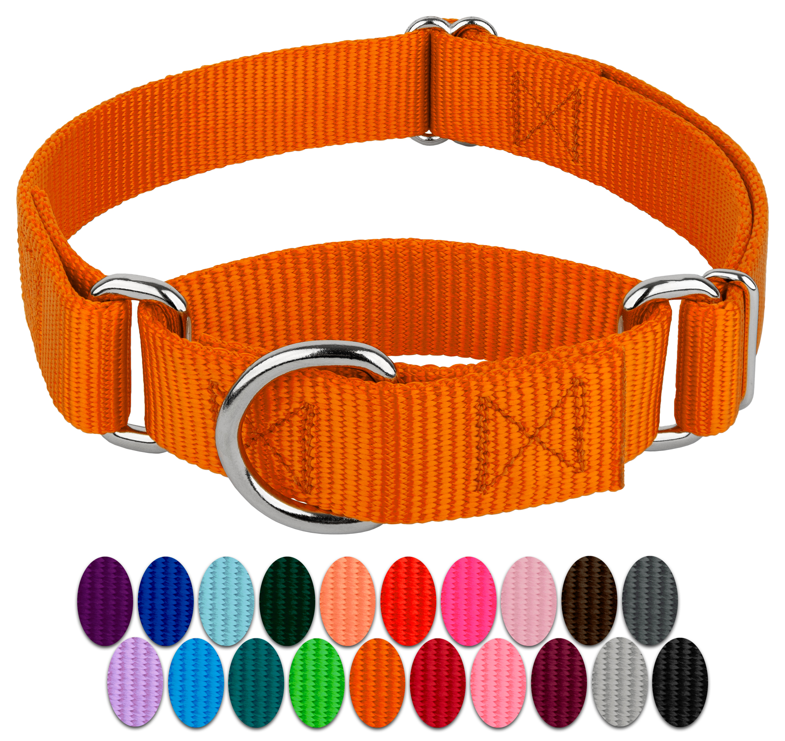 thumbnail 36 - Country Brook Design® Martingale Heavyduty Nylon Dog Collar