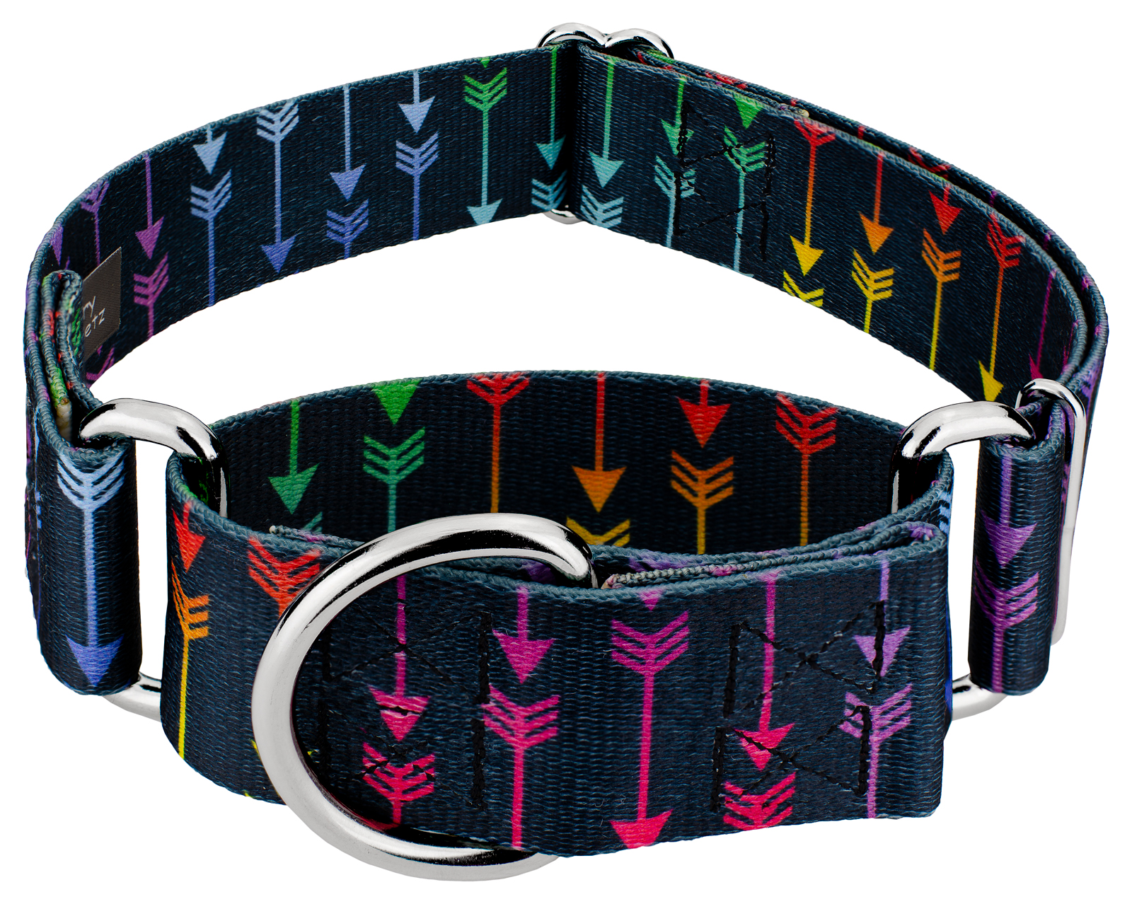 2 inch leather martingale collar