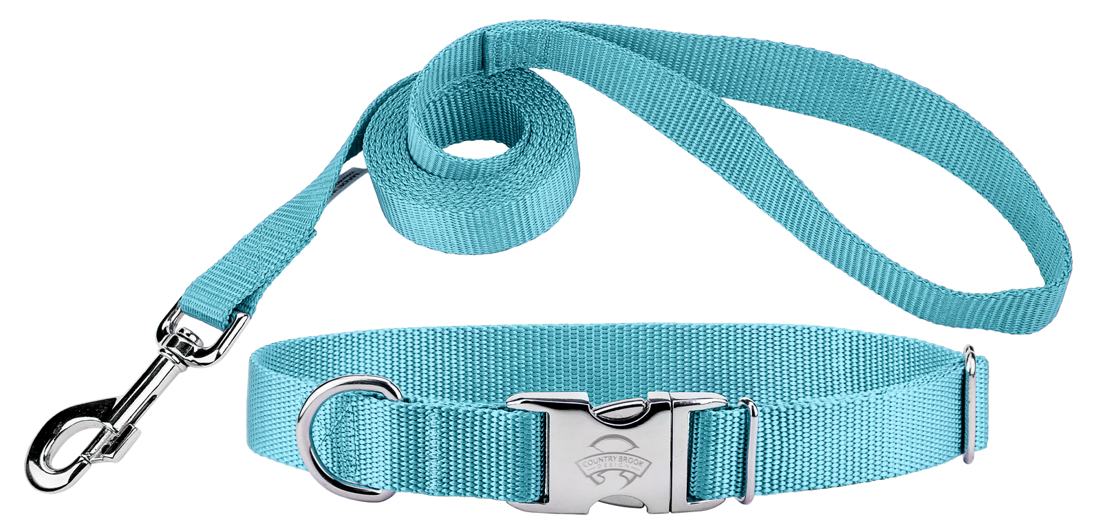 Country Brook Design® Premium Nylon Dog Collar and Leash ...