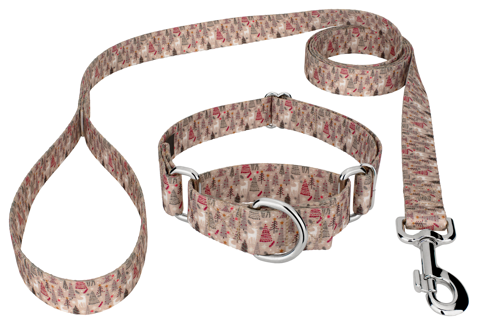 christmas martingale dog collars